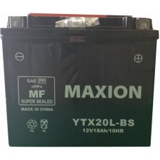 Мото акумулятор Maxion YTX 20L-BS AGM Мото акумулятор Maxion YTX 20L-BS AGM