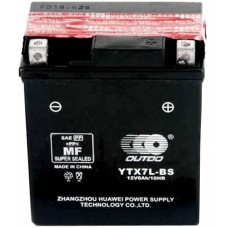 Мото акумулятор Outdo YTX7L-BS AGM Мото акумулятор Outdo YTX7L-BS AGM