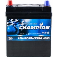 Автомобільний акумулятор Champion 6СТ-40 L+ Jis Black