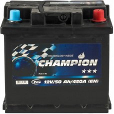 Автомобільний акумулятор Champion 6СТ-50 R+ Black