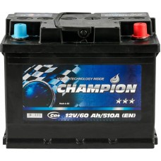 Автомобільний акумулятор Champion 6СТ-60 R+ Black 
