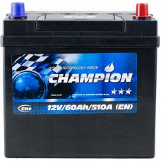 Автомобільний акумулятор Champion 6СТ-60 R+ Jis Black  