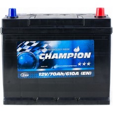 Автомобільний акумулятор Champion 6СТ-70 R+ Jis Black Автомобільний акумулятор Champion 6СТ-70 R+ Jis Black