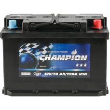 Автомобільний акумулятор Champion 6СТ-74 R+ Black