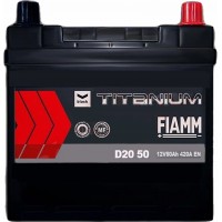 Автомобільний акумулятор Fiamm 6СТ-50 R+ asia Titanium PRO Black