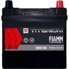 Автомобільний акумулятор Fiamm 6СТ-50 R+ asia Titanium PRO Black