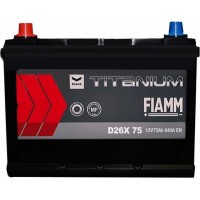 Автомобільний акумулятор Fiamm 6СТ-75 L+ asia Titanium PRO Black