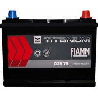 Автомобільний акумулятор Fiamm 6СТ-75 R+ asia Titanium PRO Black