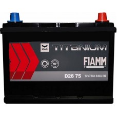 Автомобільний акумулятор Fiamm 6СТ-75 R+ asia Titanium PRO Black